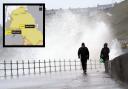 Storm Eunice is set to batter the North East tomorrow, as a yellow warning has been put in place for the region. Picture: PA MEDIA.