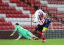 Tyrese Dyce scores for Sunderland in their Papa John's Trophy win over Manchester United Under-21's.