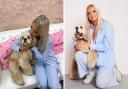 Teddie and his owner Olivia Bendell (PrettyLittleThing/Canva)