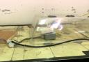 Video footage shows the devices – some for sale on eBay – exploding, risking fire and electric shock, Electrical Safety First said. (PA)