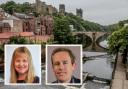 Cllrs Elizabeth Scott and Mark Wilkes spoke in a meeting of levelling up bids for County Durham.
