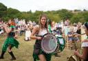 Girlesque perform at the Big Brass Bash in Crook for Durham Brass Festival 2022