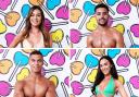 Nathalia Campos,  Jamie Allen, Reece Ford and  Lacey Edwards. Love Island continues tonight at 9 pm on ITV2 and ITV Hub. Episodes are available the following morning on BritBox. Credit: ITV