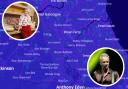 New interactive map reveals most famous person from North East- do you agree? ((Mapbox/ Topi Tjukanov/PA)