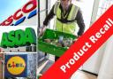 Tesco, Asda and Lidl issue 'do not eat' warnings amid health risk food recalls. (PA/Canva)