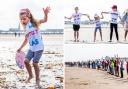 The Reclaim Our Sea collective took to beaches along the North East coastline on Sunday morning to highlight the “imminent danger” to the sea and its wildlife. Pictures: STUART BOULTON