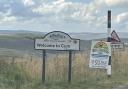 Some drivers that have travelled down the A689 towards the two county borders may have spotted a ‘Welcome to Cumbria’ piece of signage – apart from not all the letters are there. Picture: CLLR MARK WILKES