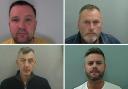 Gang of dodgy builders locked up for targeting vulnerable pensioners. Pictured are David Mason, Gary Russell, Christopher Scott and Adam Godley. Pictures: NORTH YORKSHIRE COUNTY COUNCIL