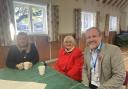 Councillors (l-r) Amanda Hopgood, Mamie Simmons and Mark Wilkes at St Aidan's Parish Hall, one of the council's 