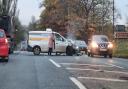 Van involved in crash on the A167