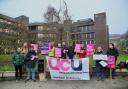 Over the day, hundreds of Durham University employees and students joined the picket line and rally.