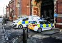 A man has been arrested after Darlington Station was evacuated this afternoon following reports of a suspected suspicious package on a train.