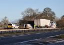 The scene of the crash on A66 slip road at Bowes Picture: STUART BOULTON