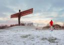 Snow and sub-zero temperatures have arrived in the North East this weekend.