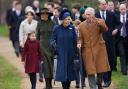 (left to right) Princess Charlotte, the Princess of Wales, the Queen Consort, Prince George, King Charles III and the Prince of Wales attending the Christmas Day morning church service at St Mary Magdalene Church in Sandringham, Norfolk Pictures: PA