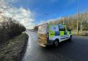 Police cordoned off the A167 in Aycliffe on Friday (January 27). Picture: NORTHERN ECHO