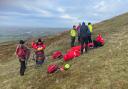 On the afternoon of Sunday (February 5), Cleveland Mountain Rescue Team were asked by the Yorkshire Ambulance Service to go to the aid of a man who had sustained a serious leg injury whilst walking along the Cleveland Way, near Wain Stones.