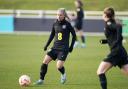 Jordan Nobbs in England training at St. George’s Park ahead of the Arnold Clark Cup