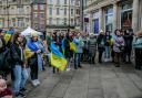 The North East joined with the rest of the UK on Friday (February 24) to mark one year since the Russian invasion of Ukraine.