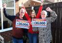 Three of the residents each won £30,000 and a £5,000 holiday, while a fourth player netted £70,000 in prizes as they play with two tickets
