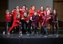 The victorious Hurworth Primary School singers