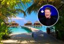 TV chef Jamie Oliver and his wife Jools have renewed their wedding vows in the Maldives along with their five children