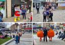 There was a party atmosphere in Stockton town centre