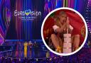 Mel Giedroyc caused a stir at Eurovision 2023