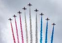 This is when you can see the Red Arrows aerobatic display in Tyne and Wear this year