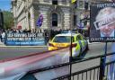 Downing Street was put on lockdown for a short period of time today after a suspicious package was reported