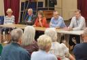 Concerned residents met with Ms Foy at Jubilee Hall in West Rainton this afternoon (June 23) to lay out their opposition to plans for a potential new footballing site as part of the Russell Foster Youth League Credit: MICHAEL ROBINSON