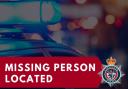 Missing person found