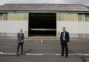 Tees Valley Mayor Ben Houchen with Willis Lease Finance VP Teesside Operations Kevin O’Hare