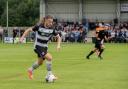 Mitchell Curry scored his first goal for Darlington on Monday