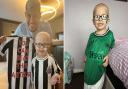 NUFC-mad Arthur Salters-Hoult, 4,  has a rare type of cancer never seen before in the world. His dad Ricky is running the Great North Run this weekend.