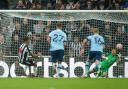 Callum Wilson scores Newcastle United's winner from the penalty spot