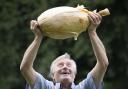 The vegetable, owned by Gareth Griffin, weighs 8.97kg (19.775lb) and was displayed at the Harrogate Autumn Flower Show at Newby Hall and Gardens, near Ripon