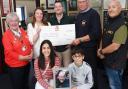 Pictured during the cheque presentation at Hartlepool RNLI lifeboat station are back row(left to right) Ann Wray of the Hartlepool RNLI Enterprise Branch, Nicola Parmar, Robert Moore, Hartlepool RNLI chairman Malcolm Cook and Hartlepool RNLI  Credit:
