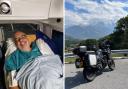 Andrew Roberts, 57 , from Brotton, had travelled from Hull to Rotterdam on his motorbike on September 8 as he set off to take on the Grand Tour de Alpes, planning to finish in Monaco and return on September 22.