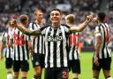 Miguel Almiron celebrates after scoring against Burnley
