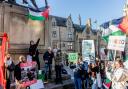 Palestine demonstration at Market Place, Durham City Centre.