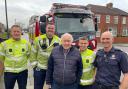 Syd McDonald, 90, has praised Tyne and Wear Fire and Rescue Service (TWFRS) after they helped to rescue him from Simonside Metro Station earlier this month