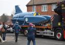 The Bluebird K7 leaving North Shields.
