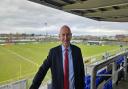 John Healey at Bishop Auckland Football Club on Thursday (March 14).