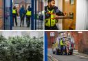 More than 150 arrests have been made and £53,000 worth of cash seized along with drugs and weapons in an operation cracking down on drug dealing Credit: NORTHUMBRIA POLICE