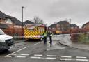 Police and firefighters on the scene in Teal Drive and Wenham Road