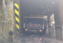 LIVE: Van gets stuck under Darlington railway tunnel