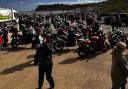 Over 2,500 bikers attended Dave Myers' Memorial Ride today which finished in Scarborough