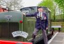 Ken Cooke and his train
