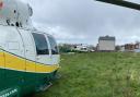 An air ambulance attended reports of an ‘incident’ at a private address in Sunderland this morning Credit: GNAAS